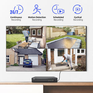 Гибридный видеорегистратор ANNKE 8CH 3K H.265+ с 8 цветными камерами TVI ColorPro 2 Мп и жестким диском 2 ТБ для системы видеонаблюдения - Product Image 3