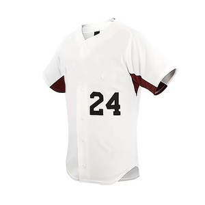 Venta al por mayor personalizado bordado uniforme de béisbol barato Jersey en blanco con pantalones cortos estilo uniforme de béisbol camisa - Product Image 2