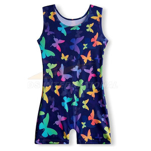 Justaucorps de gymnastique pour filles, vente en gros, personnalisés, sans manches, vêtements de danse, entraînement, strass brillants, justaucorps de danse pas cher - Product Image 2