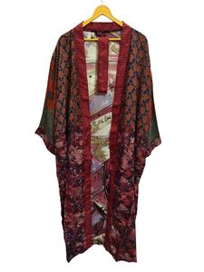 ชุดกิโมโนผ้าไหมลายดอกแบบวินเทจชุดส่าหรีเสื้อคลุมปาร์ตี้ชายหาดผ้านุ่มงานแฮนด์เมดสไตล์อินเดียเสื้อคลุมผ้าไหมสไตล์อินเดีย2025ล่าสุด - Product Image 5