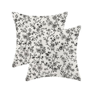 Suministro a granel diseño personalizado hogar decorativo puro algodón funda de almohada cojín con etiqueta privada - Product Image 2