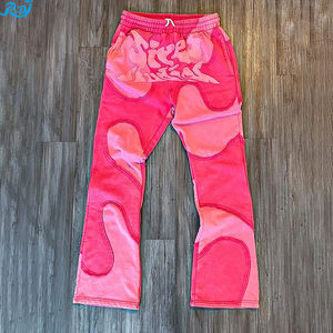 Survêtement à broderie en détresse pour hommes Sweat à capuche et pantalon Ensemble Jogging Survêtement Ensembles de survêtement de haute qualité - Product Image 4