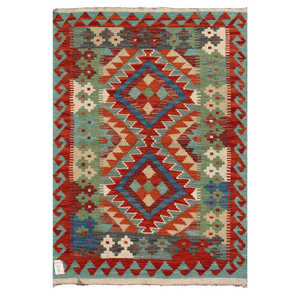 Tapis Kilim Maimana Afghanistan 121 X 83 cm, décoration murale pour la maison - Product Image 1