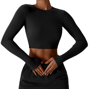 2025 Venta caliente patrón Crop Top camiseta recortada Sexy manga corta Crop Tops para mujeres en precio al por mayor camiseta - Product Image 6