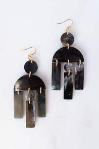 Pendientes de Cuerno de Búfalo Natural, Estilo Vintage, Tamaño Personalizado, Hechos a Mano, Artesanía Natural, Joyería para Mujer Más Vendida, Artesanías Naturales - Product Image 6