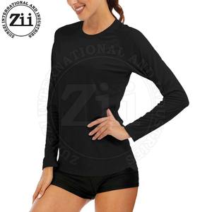 เสื้อสเวตเชิ้ตผู้หญิงสไตล์ล่าสุดสำหรับฤดูหนาว เนื้อผ้าโพลีเอสเตอร์/คอตตอน น้ำหนักเบา แห้งเร็ว ใส่สบาย เหมาะสำหรับใส่ลำลอง ตกแต่งอย่างเรียบง่าย - Product Image 1