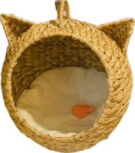 Offre Spéciale maisons pour animaux de compagnie fabriquées à la main à partir de jacinthe d'eau confort pour chaque animal de compagnie - Product Image 3