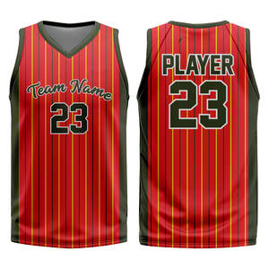 High Quality Sublimation Printed <b>Basketball</b> Uniform Set Latest Design Breathable Polyester Fabric Plus <b>Size</b> Compatible Price - Product Image 5