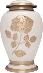 Handmade <b>Large</b> Adult Size Mosaic Aluminium Glass Cremation <b>Urn</b> Individual Tiles Applied Burial Unique Funerals Funeral Supplies - Product Image 2