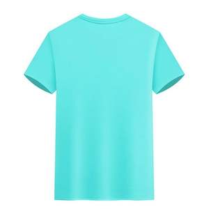 เสื้อยืดคอวี แขนสั้น ผ้าคอตตอน 100% คุณภาพพรีเมียม สำหรับผู้ชาย สไตล์ฮิปฮอป ผ้าเทอร์รี่ พิมพ์โลโก้ด้านหน้า ระบายอากาศ แห้งเร็ว น้ำหนัก 210 กรัม - Product Image 3