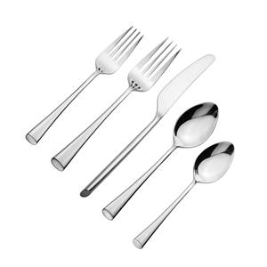 Fabricant de couverts en argent poli Ensemble de couverts de mariage à bas prix Cuillère fourchette et couteau en acier inoxydable pour restaurants et maison - Product Image 1