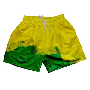 Pantalones Cortos de Baloncesto Casuales de Verano para Hombre, de Alta Calidad, 100% Poliéster, Doble Capa, Estampado por Sublimación, Tejido de Punto, con Cordón Ajustable - Product Image 1