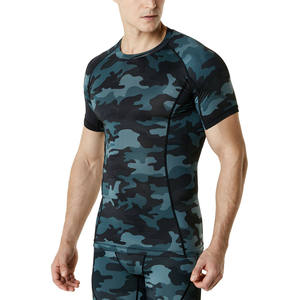 T-shirt de compression à manches longues BunnyHi JSF005 pour homme, vêtements de sport pour la salle de sport, le yoga et l'entraînement, respirant et à séchage rapide - Product Image 4