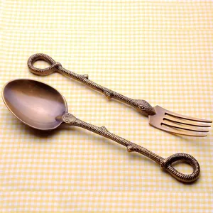 New Spoon and Fork New Look Stainless Steel Made Cutlery Flatware Set for Hotel Wedding Table Top Serving Food Usage Cutlery - Product Image 2