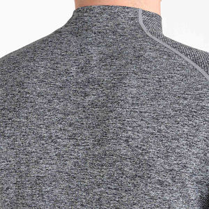 Vente en gros de vêtements de gymnastique pour hommes, vêtements de Sport en vrac pour hommes, Fitness, demi-fermeture éclair et chemises à manches longues - Product Image 3