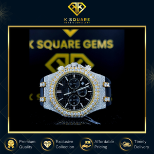 นาฬิกาหรูหราคุณภาพสูง สายหนังสแตนเลสสตีล สำหรับทุกเพศ กันน้ำ ระบบควอตซ์อัตโนมัติ ประดับเพชร - Product Image 6