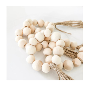 Servilletero de cuentas de madera, soporte para anillo, boda, hogar, mesa de comedor, fiesta, artículo decorativo, venta más vendida, servilletero - Product Image 1