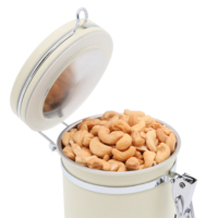 Boîtes à thé en gros pour la rentrée scolaire, pots de rangement hermétiques pour sucre et aliments, en acier inoxydable 18/8, avec logo personnalisable, pour thé et café