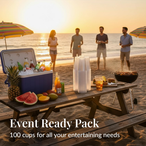 แก้วเย็น PET/PLA - ทนทาน ป้องกันการรั่วซึม เป็นมิตรกับสิ่งแวดล้อม ปราศจากสาร BPA แก้วใช้แล้วทิ้งสำหรับงานปาร์ตี้และกิจกรรม ย่อยสลายได้ รีไซเคิลได้ - Product Image 3