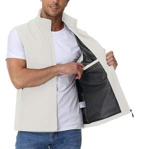 Nuevo Chaleco de lana de algodón de invierno transpirable de alta calidad para hombres al aire libre Casual OEM prendas de vestir chaquetas cálidas sin mangas para ropa exterior - Product Image 1