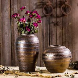 Vase Art Déco en Métal Fer Plaqué Or Vase à Fleurs Décoratif Géométrique Style Vintage pour la Décoration Intérieure Moderne - Product Image 5