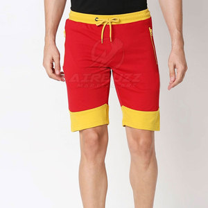 Shorts d'entraînement décontractés taille mi-haute les plus vendus, respirants, écologiques, séchage rapide, motif uni, 100 % polyester - Product Image 2