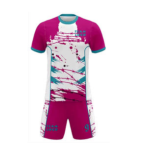 Conjuntos de Uniformes de Fútbol Cortos y Transpirables para Adultos con Corte Automatizado, Camisetas de Fútbol con Impresión por Transferencia de Calor para Equipos - Product Image 1