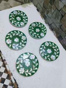 Sous-verre de luxe artisanal en nacre, carré, diamètre 300 mm, pour la maison, l'hôtel, le restaurant, qualité d'exportation, design classique - Product Image 6