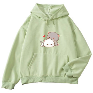 Sweats à capuche pour femmes 100% Sweats à capuche imprimés en coton Impression unisexe Logo personnalisé Nouvelle arrivée Sweats à capuche à manches longues pour femmes - Product Image 2