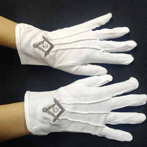 Gants de conduite personnalisés ODM/OEM avec logo, symbole Shriner, multicolores, en coton, franc-maçonnerie, super respirants, séchage rapide, écologiques pour - Product Image 5