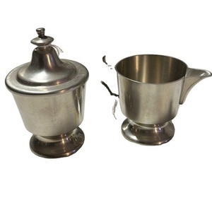 Crema y azucarero de acero inoxidable pulido con espejo con un diseño maravilloso para la colección de utensilios de cocina de lujo modernos - Product Image 2