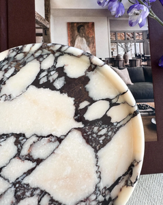 Calacatta Viola ถาดหินอ่อน | โต๊ะเครื่องแป้งแบบสองด้านและของตกแต่งโต๊ะ | ขายส่ง - Product Image 3