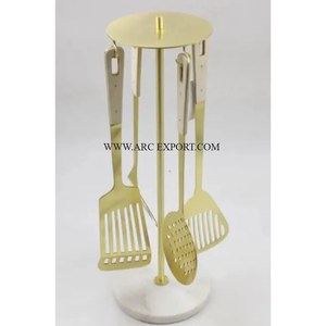 Ensemble de couverts en métal au design attrayant, service de 4 pièces, décoration de table, articles de cuisine, vaisselle, ensemble de couverts pour aliments, provenance indienne - Product Image 5