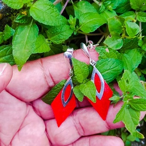 NY-ER159-<b>Silver</b> <b>Long</b> Designer <b>Earrings</b> High Quality Coral Gold Plated Luxury Diamond Drop Jewelry for Weddings Parties & Gift - Product Image 5