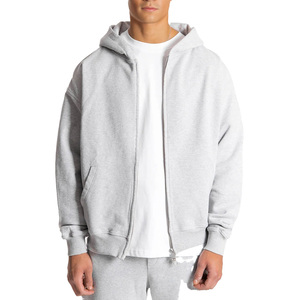 Sweat à capuche zippé léger pour homme, style hiver, personnalisé, à séchage rapide, respirant et brodé, collection 2026 – Vente en gros - Product Image 3