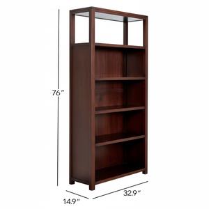 Librería Moderna de Madera Maciza Personalizada para Oficina en Casa y Biblioteca, Muebles Elegantes de Vietnam, Nueva Tendencia, Mayor Espacio - Product Image 2