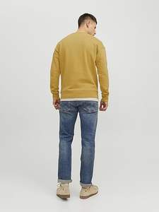 OEM pull à col rond hommes 300g pull à manches longues sweat décontracté couleur unie sweat à capuche en éponge française - Product Image 3