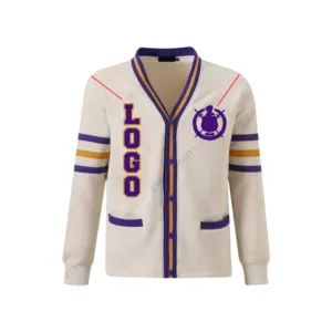 Nuova Moda Autunno Inverno, Maglione da <span class=keywords><strong>Donna</strong></span> in Stile Coreano Versatile, Completo Baseball in Lana con Ricamo Orso, Stile Casual - Product Image 5