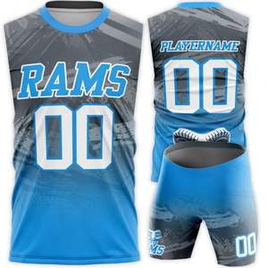 Meilleure qualité, vente en gros, ensembles d'uniformes de football américain à drapeau 7v7 personnalisés, maillot sans manches, séchage rapide, respirant, unisexe - Product Image 3