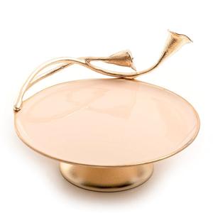 แท่นวางเค้กโลหะสีเงินถาดเสิร์ฟอาหารในโรงแรมและร้านอาหารอุปกรณ์สำหรับวางโชว์เค้ก - Product Image 6