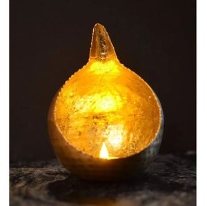 Hammered modern tabletop votive <b>holder</b> indoor & <b>outdoor</b> tealight <b>candle</b> <b>holder</b> home hotel office wedding party decoration - Product Image 3