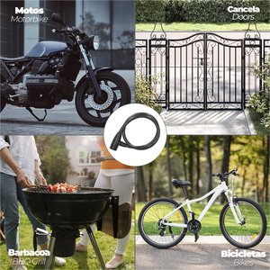 Cavo per Bicicletta con Chiave da 12 mm. x 80 cm. - Product Image 6