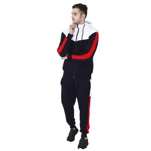 Survêtements de sport personnalisés de haute qualité pour hommes Survêtements imprimés coupe-vent et respirants en coton et polyester - Product Image 1
