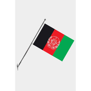 Ensemble de mât de drapeau télescopique mural pour drapeaux et bannières, fabriqué en polyester durable avec des graphiques imprimés numériquement - Product Image 1
