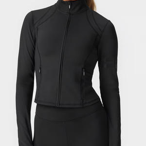 Haute qualité personnalisé femmes hiver coupe-vent matelassé veste à glissière en gros léger imperméable respirant écologique - Product Image 2