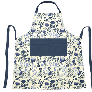 Elegant Solid Chef <b>Apron</b> for <b>Men</b> & Women Durable Cotton Fabric with Comfortable Fit Everyday Kitchen Use - Product Image 1