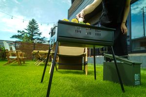 เตาย่างบาร์บีคิวเหล็กแบบพกพาและพับได้อเนกประสงค์4-10คนเตาถ่านกลางแจ้งสำหรับกลุ่มเล็กๆประกอบง่าย - Product Image 3