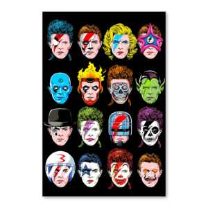 Affiche de la série Butcher Billy au design moderne, les Têtes flottantes de David, pour décoration murale - Product Image 4