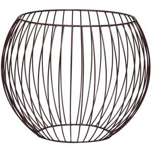 Panier à fruits en métal pour embellir la décoration de la maison tout en offrant un rangement pratique pour les besoins quotidiens de la cuisine - Product Image 1