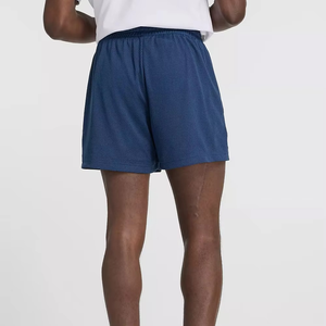 Pantalones cortos deportivos de verano con logotipo personalizado, cintura elástica, bolsillos de malla de color sólido, recién llegados, ropa informal, venta al por mayor, deportes personalizables - Product Image 5